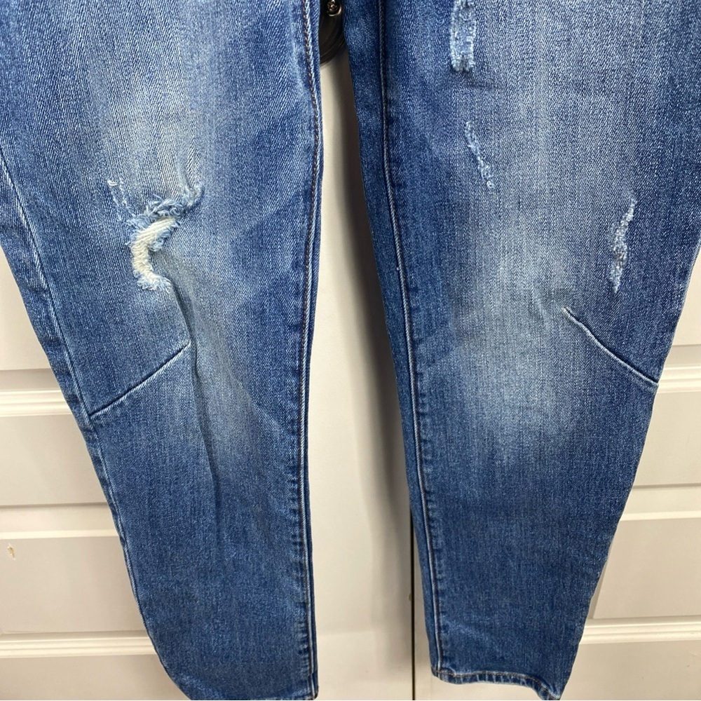 Dear John Jeans 27 Joyrich Comfort Skinny  Distressed Knee Accent low Rise - Picture 3 of 7